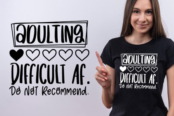 Adulting Difficult AF SVG: An Embroidery Review