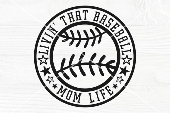 Livin That Baseball Mom Life Shirt SVG Review