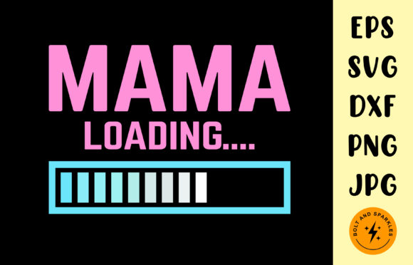 Mama Loading Graphic: An Embroidery Design Review
